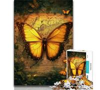 1000 Pieces Jigsaw Puzzle for Adults& Teens Dream Butterfly 1000 Pieces for Adults,Birthday Present, Gifts, Wall Art for Age 14 Years Up (size 75x50cm)