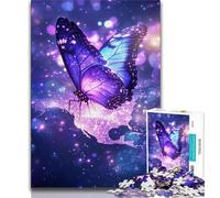 1000 Pieces Jigsaw Puzzle for Adults& Teens Dream Butterfly Adult Puzzles,Family Game Stress Reliever Difficult Challenge Suitable for Couples 38x26cm