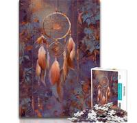 1000 Pieces Jigsaw Puzzle for Adults& Teens Dream Catcher Oil Painting,Challenging To Complete But Fun And Humorous Unique Birthday And Gifts (75x50cm)