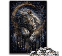 1000 Pieces Jigsaw Puzzle For Adults Teens Dream Catching Net Lion for Age 14+ Challenging To Complete But Fun And Humorous Great Gifts And Toys 50x75cm