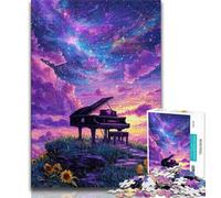 1000 Pieces Jigsaw Puzzle for Adults& Teens Dream Piano,Help The Brain Exercise Addictive Toys to Cultivate Patience Perfect Decoration 38x52cm