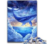 1000 Pieces Jigsaw Puzzle For Adults Teens Dream Whale Help The Brain Exercise Addictive Toys to Cultivate Patience Artists Collection, Fine Art 50x75cm