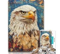 1000 Pieces Jigsaw Puzzle For Adults Teens Eagle Adult Jigsaw,Family Activity Fun at Home Activities, Birthday Present,Travel Gifts (size 38x26cm)