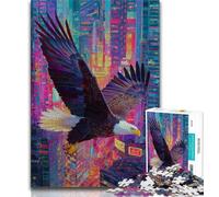 1000 Pieces Jigsaw Puzzle For Adults Teens Eagle,Toys Educational Games Stress Relieving Great Gifts And Toys 38x26cm