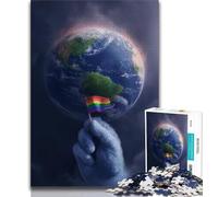 1000 Pieces Jigsaw Puzzle for Adults& Teens Earth Rose, Stress Reliever Difficult Challenge,is Ideal As Gifts for The Whole Family for Age 14+ 38x26cm