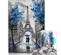 1000 Pieces Jigsaw Puzzle for Adults& Teens Eiffel Tower,Learning Educational Toys Family Games Suitable for Desktop Decoration (38x26cm)
