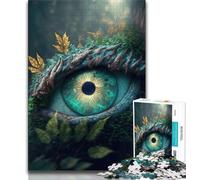 1000 Pieces Jigsaw Puzzle for Adults& Teens Eye of Forest Creature 1000 Piece Jigsaw,for Educational Game Challenge Toy Deal As Gifts for The Whole Family (size 38x26cm)