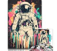 1000 Pieces Jigsaw Puzzle for Adults& Teens Fantasy Astronaut 1000 Piece Jigsaw,Challenging Game Gifts for Is Ideal As A Gift for The Whole Family 26x38cm