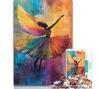 1000 Pieces Jigsaw Puzzle For Adults Teens Fantasy Ballerina,Family Game Stress Reliever Difficult Challenge Suitable for Couples 38x26cm