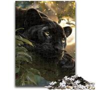 1000 Pieces Jigsaw Puzzle For Adults Teens Fantasy Black Panther Puzzles for Teenagers,Stress Reliever Staycation Kill Time Enhance Love between Couples (50x75cm)
