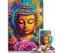 1000 Pieces Jigsaw Puzzle for Adults& Teens Fantasy Buddha,Challenging To Complete But Fun And Humorous Unique Birthday And Gifts (38x26cm)