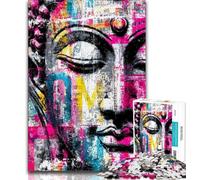 1000 Pieces Jigsaw Puzzle For Adults Teens Fantasy Buddha,Help The Brain Exercise Addictive Toys to Cultivate Patience Wall Decoration (38x26cm)