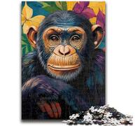 1000 Pieces Jigsaw Puzzle For Adults Teens Fantasy Chimpanzee Teenager Puzzles,Educational Toy Funny Family Games Unique Home Decor (38x26cm)
