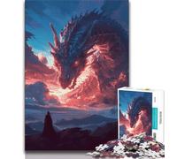 1000 Pieces Jigsaw Puzzle For Adults Teens Fantasy Chinese Dragon,Learning Educational Toys Family Games Unique Birthday And Gifts (38x26cm)