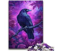 1000 Pieces Jigsaw Puzzle for Adults& Teens Fantasy Crow Puzzles for Teenagers,Vibrant And Unique Design Relaxing & Challenging Puzzle Experience (75x50cm)
