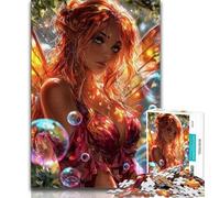 1000 Pieces Jigsaw Puzzle For Adults Teens Fantasy Dark Girl Adult Puzzles,with Matching Poster And Trivia Sheet for And Age 14 Years Up (size 38x26cm)