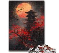 1000 Pieces Jigsaw Puzzle For Adults Teens Fantasy Japanese Temple Puzzles for Teenagers,Decompressing Intellectual Educational Toy Perfect Decoration (50x75cm)