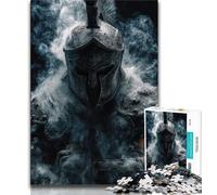 1000 Pieces Jigsaw Puzzle For Adults Teens Fantasy Knight Warrior Adult Jigsaw,Challenging Game Toys Wall Decoration Unique Birthday And Xmas Gifts 75x50cm