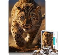 1000 Pieces Jigsaw Puzzle For Adults Teens Fantasy Leopard 1000 Piece Puzzle,Game Toys Every Piece Is Unique - Challenging Family Fun Game (size 75x50cm)