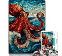 1000 Pieces Jigsaw Puzzle For Adults Teens Fantasy Octopus Adult Jigsaw,Family Activity Fun at Home Activities, Birthday Present,Travel Gifts (size 75x50cm)