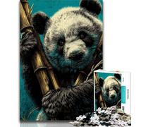 1000 Pieces Jigsaw Puzzle for Adults& Teens Fantasy Panda Teenager Puzzles,Educational Games Home Decoration Suitable for Desktop Decoration (size 75x50cm)