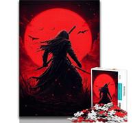 1000 Pieces Jigsaw Puzzle For Adults Teens Fantasy Samurai Ninja Puzzles for Adults,Educational Games Home Decoration Suitable for Desktop Decoration (size 38x26cm)
