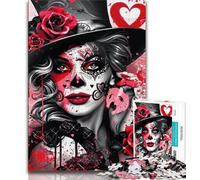 1000 Pieces Jigsaw Puzzle For Adults Teens Fantasy Skeleton 1000 Piece Jigsaw,Birthday Present, Gifts, Wall Art for Ages 14+ (size 38x26cm)