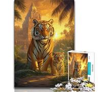 1000 Pieces Jigsaw Puzzle For Adults Teens Fantasy Tiger Adult Jigsaw,Challenging Game for The Whole for Women, Gifts for Men (size 75x50cm)