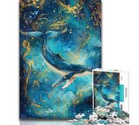 1000 Pieces Jigsaw Puzzle for Adults& Teens Fantasy Whale Adult Jigsaw,Birthday Present, Gifts, Wall Art for Age 14 Years Up 26x38cm