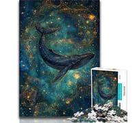 1000 Pieces Jigsaw Puzzle For Adults Teens Fantasy Whale,Learning Educational Toys Family Games Enhance Love between Couples 38x26cm