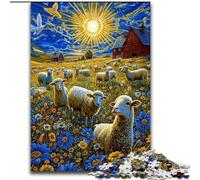 1000 Pieces Jigsaw Puzzle for Adults& Teens Farm Animals, for And 14 Years And over for Educational Game Challenge Toy Gift for Birthdays 26x38cm