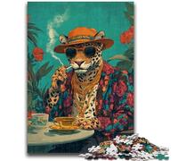 1000 Pieces Jigsaw Puzzle For Adults Teens Fashion Leopard Educational Games Wall Decoration Unique Birthday And Xmas Gifts 50x75cm