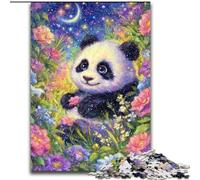 1000 Pieces Jigsaw Puzzle for Adults& Teens Flower Panda, for Age 14 Years And over Home Decor As A Gift for The Whole Family And Friends (Size 50x75cm)