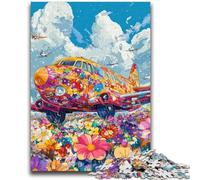 1000 Pieces Jigsaw Puzzle for Adults& Teens Flower Plane Educational Family Game Deal As Gifts for The Whole Family for And Age 14 Years Up 26x38cm