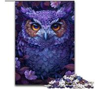 1000 Pieces Jigsaw Puzzle For Adults Teens Flowers Owl, for 14+ Challenging Game As A Gift for The Whole Family And Friends (Size50x75cm)