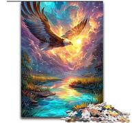 1000 Pieces Jigsaw Puzzle For Adults Teens Flying Eagle, for 14+ Challenging Game As A Gift for The Whole Family And Friends (Size50x75cm)