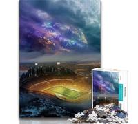 1000 Pieces Jigsaw Puzzle For Adults Teens Football Field 1000 Piece Puzzle,Game Toys Every Piece Is Unique - Challenging Family Fun Game (size 75x50cm)