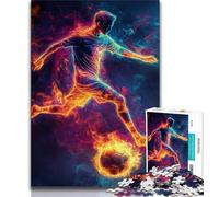 1000 Pieces Jigsaw Puzzle for Adults& Teens Football Sports 1000 Pieces for Adults,Fun Games Wall Decoration Unique Birthday And Xmas Gifts (size 75x50cm)