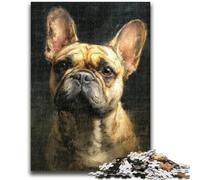 1000 Pieces Jigsaw Puzzle For Adults Teens French Bulldog for Age 14+ Intellectual Game Christmas Birthday Gifts 26x38cm