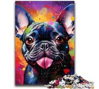 1000 Pieces Jigsaw Puzzle for Adults& Teens French Bulldog Nebula Puzzles for Teenagers,Secret Santa Gifts for Age 14 Years Up (26x38cm)