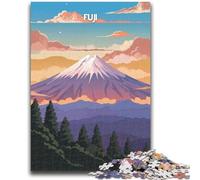 1000 Pieces Jigsaw Puzzle for Adults& Teens Fujis Tranquil Dawn 1000 Pieces for Adults,Fun Activity for Home, Rainy Days Toys, Birthday Gifts (26x38cm)
