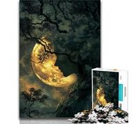 1000 Pieces Jigsaw Puzzle for Adults& Teens Full Moon Adult Jigsaw,Educational Toys & Games for Adults And Teenagers 26x38cm