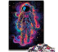 1000 Pieces Jigsaw Puzzle for Adults& Teens Galactic Astronaut Learning Educational Toys Family Games Gifts for Friends And Family 50x75cm