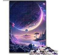 1000 Pieces Jigsaw Puzzle for Adults& Teens Galactic Purple Nature, for And from 14 Years And over Educational Learning Toys Family Games Birthday Present (Size 50x75cm)