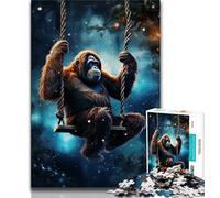 1000 Pieces Jigsaw Puzzle For Adults Teens Galaxies Orangutans 1000 Piece Jigsaw,Birthday Present, Gifts, Wall Art for Ages 14+ (size 75x50cm)