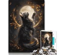 1000 Pieces Jigsaw Puzzle for Adults& Teens Galaxy Cat,Stress Reliever Staycation Kill Time Parent-child Interaction (38x26cm)