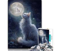 1000 Pieces Jigsaw Puzzle for Adults& Teens Galaxy Cat Teenager Jigsaw,Classic Educational Games Beautiful Decoration (size 75x50cm)
