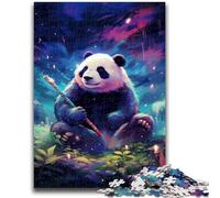 1000 Pieces Jigsaw Puzzle For Adults Teens Galaxy Panda Adult Jigsaw,Challenging Game Toys Wall Decoration Unique Birthday And Xmas Gifts (26x38cm)
