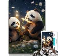1000 Pieces Jigsaw Puzzle For Adults Teens Galaxy Panda,Learning Educational Toys Family Games Unique Birthday And Gifts (75x50cm)