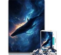 1000 Pieces Jigsaw Puzzle For Adults Teens Galaxy Whale,Toys Educational Games Stress Relieving Great Gifts And Toys (75x50cm)